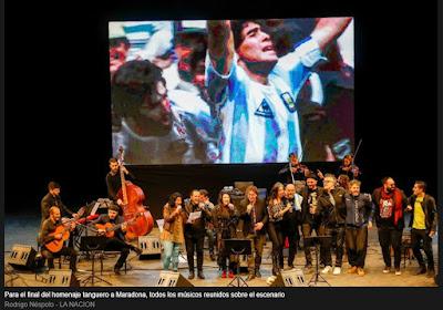 Le Festival de Tango de Buenos Aires a rendu hommage à Maradona [à l’affiche]