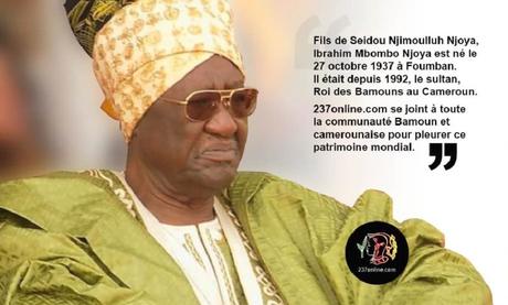 Cameroun – Foumban : Le peuple Bamoun pleure son guide