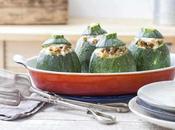Courgettes rondes Légères farcies thon fromage