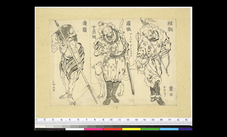 103 dessins inédits de Hokusai au British Museum