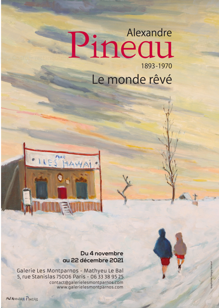 Galerie « Les Montparnos » exposition  Alexandre Pineau (1893-1970) à partir du 4 Novembre 2021