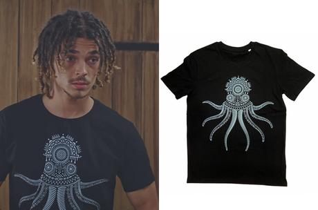 PLUS BELLE LA VIE : le t-shirt poulpe de Baptiste dans l’épisode 4380