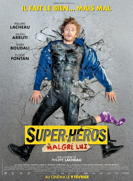 Affiche pour Super-héros malgré lui de Philippe Lacheau