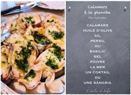Calamars ou encornets à la plancha Calamars ou encornets à la plancha