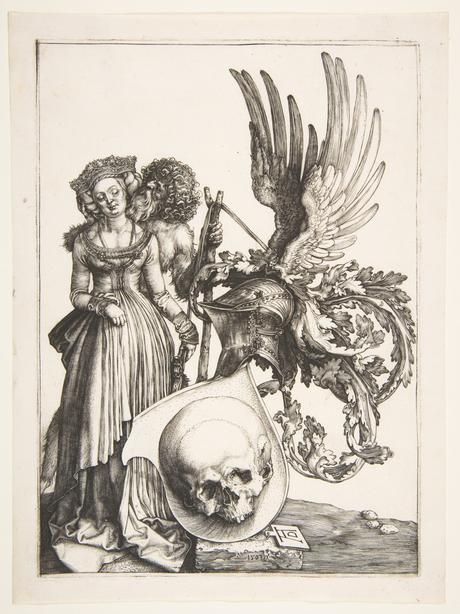 Durer 1503 Coat of Arms with a Skull MET