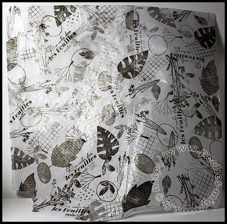 Tuto – papier de soie tamponné