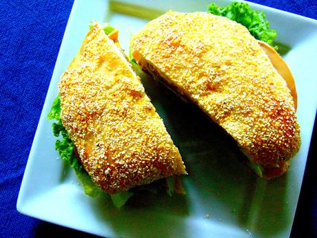 Sandwiche aux cretons avec patates au pesto et tomates confites Sandwiche aux cretons avec patates au pesto et tomates confites