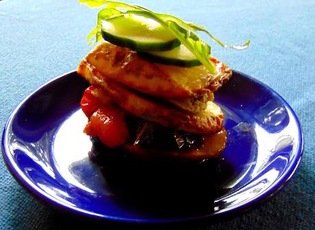 Sandwiche aux cretons avec patates au pesto et tomates confites Sandwiche aux cretons avec patates au pesto et tomates confites