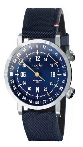 Gustave & cie dévoile « Jules », son nouveau modèle, une montre Automatique 24h Mono-Aiguille