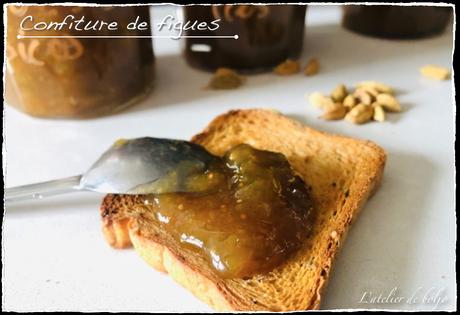 Confiture de figues blanches aux épices douces