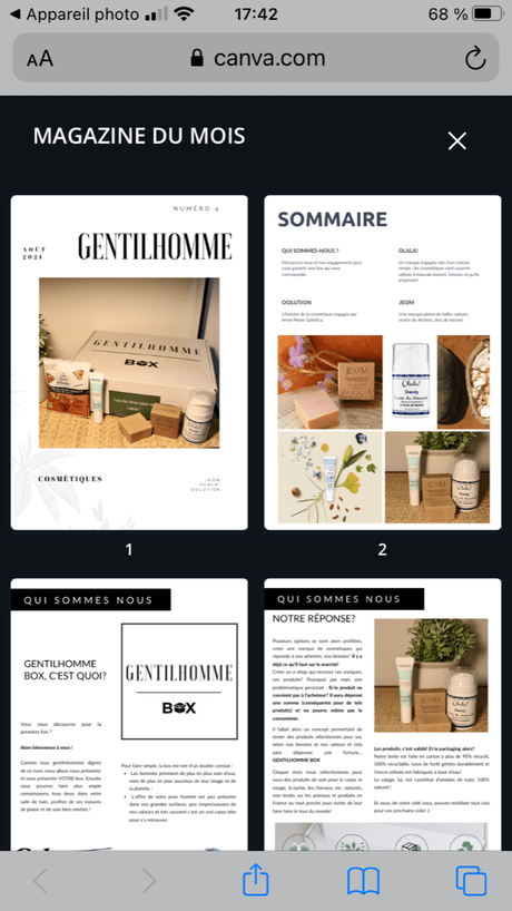 Gentilhomme Box : box mensuelle de soins naturels pour hommes – Test et avis 🥰