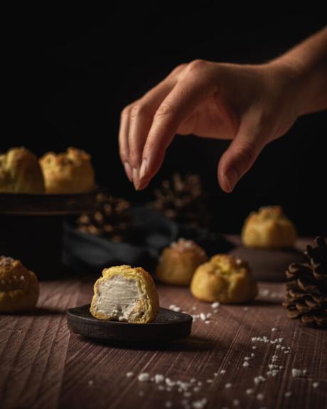 Chouquettes fourrées à la crème