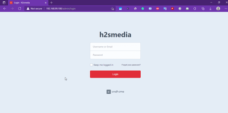 Se connecter CMS Craft Connectez-vous à Craft CMS sur Ubuntu