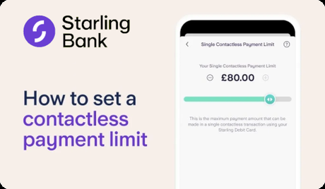 Starling Bank – How to set a contactless payment limit?