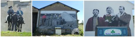 Collages urbains à Batz-sur-Mer