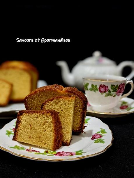 Cake au massepain. Cake au massepain.