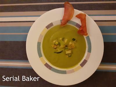 Velouté de courgettes au basilic