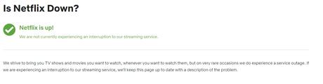 Netflix en panne: dernières mises à jour alors que le service revient lentement en ligne Image de panne de Netflix