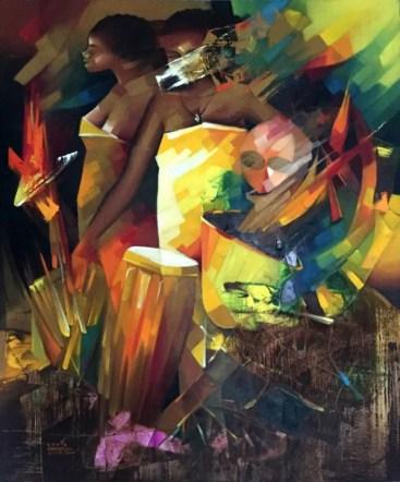 Art contemporain en Afrique subsaharienne – Angola – Cameroun – Gabon-Billet  12/19