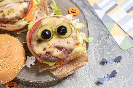 Le cheeseburger effrayant d’Halloween