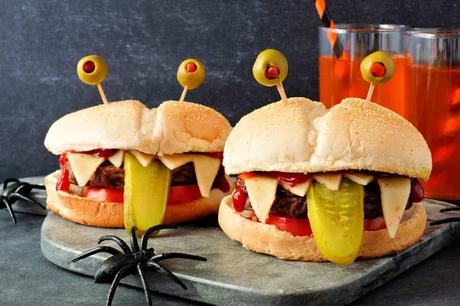 Le cheeseburger effrayant d’Halloween