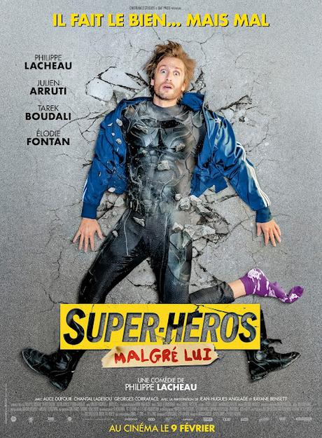Nouvelle affiche pour Super-héros malgré lui de Philippe Lacheau