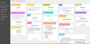 La section .NET de la vitrine OpenSilver