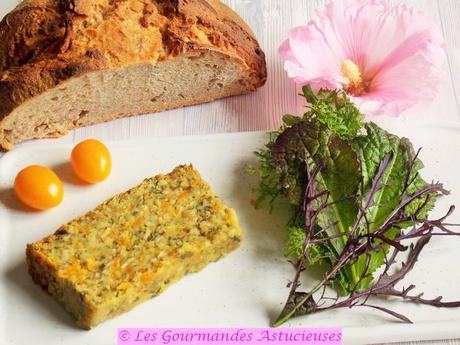 Terrine Vegan aux pois cassés, aux carottes et aux orties