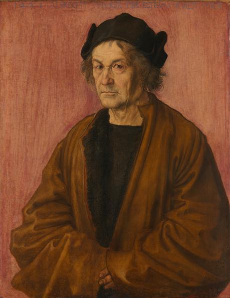 Durer (d apres) 1497 Portrait de son pere National Gallery