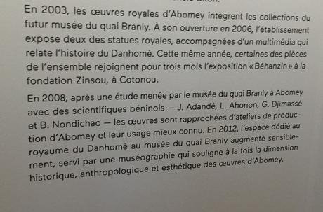 Des restitutions pour le Bénin… 26 oeuvres -une exposition temporaire…Musée du Quai Branly Jacques Chirac.