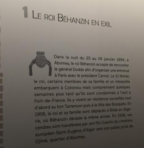 Des restitutions pour le Bénin… 26 oeuvres -une exposition temporaire…Musée du Quai Branly Jacques Chirac.