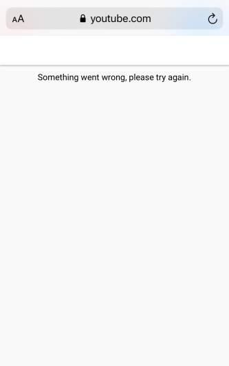 YouTube est-il en panne ?  Erreur “Quelque chose s’est mal passé” signalée