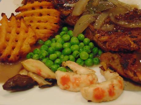 Steak frites, ou surf & turf...