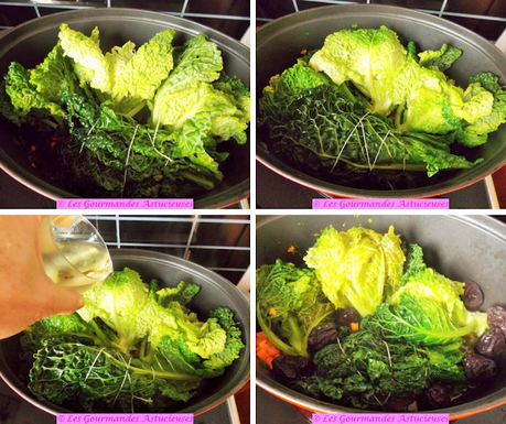 Chou braisé en sucré-salé (Vegan) Chou braisé en sucré-salé (Vegan)