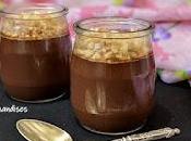 Crème chocolat, miettes sablés.