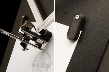 Ce bras robotique automatisé est en fait un photomaton non conventionnel qui dessine votre portrait ! Ce bras robotique automatisé est en fait un photomaton non conventionnel qui dessine votre portrait !