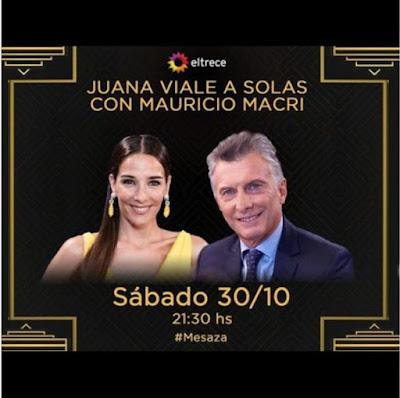 Juana Viale a offert à un Mauricio Macri au creux de la vague une nouvelle tribune sans contradicteur [Actu]