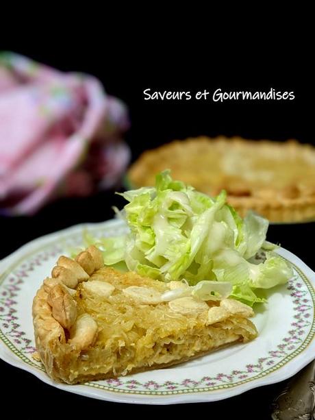 Tarte à l'oignon.