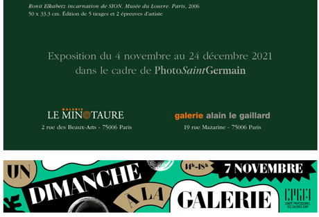 Galerie Le Minotaure et Alain Le Gaillard à partir du 4 Novembre 2021