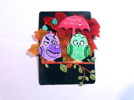 ATC thème chouettes .