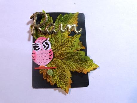 ATC thème chouettes .