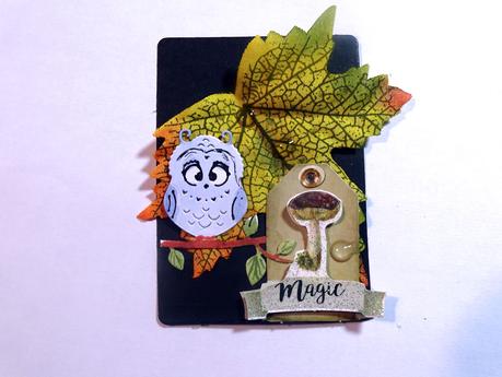 ATC thème chouettes .