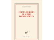 (Anthologie permanente) Jacques Roubaud, Chutes, rebonds autres poèmes simples