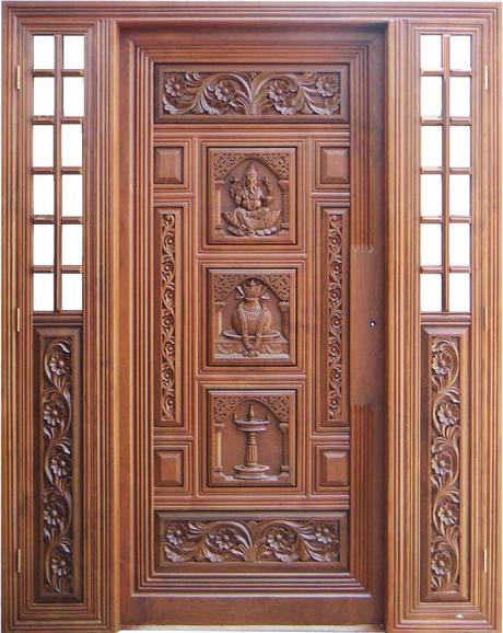 Front Door Teak Wooden Main, Main Door Wooden Design India