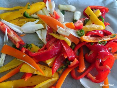 Feuilleté aux œufs frits et poivrons rouges de Yotam Ottolenghi Feuilleté aux œufs frits et poivrons rouges de Yotam Ottolenghi