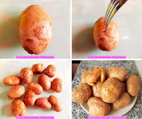 Pommes de terre farcies au houmos (Vegan)