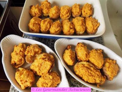 Pommes de terre farcies au houmos (Vegan)