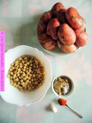 Pommes de terre farcies au houmos (Vegan)