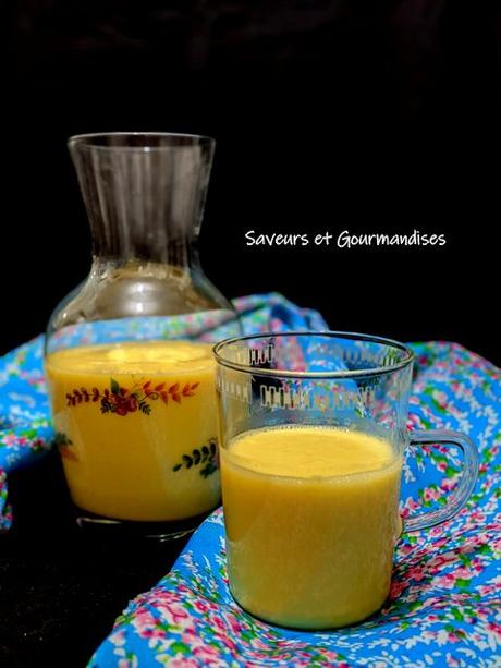 Mango Lassi (Lassi de mangue).