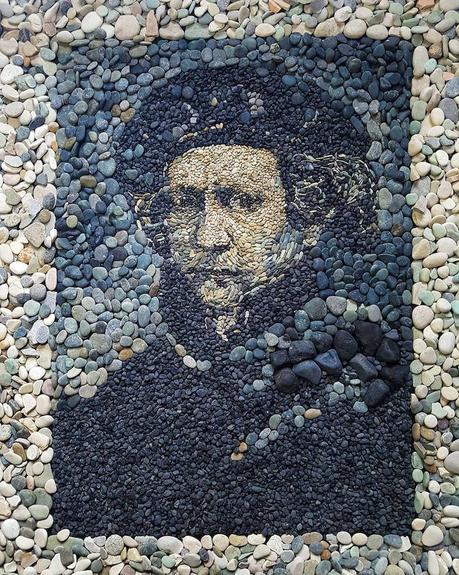 Portraits de galets par Justin Bateman